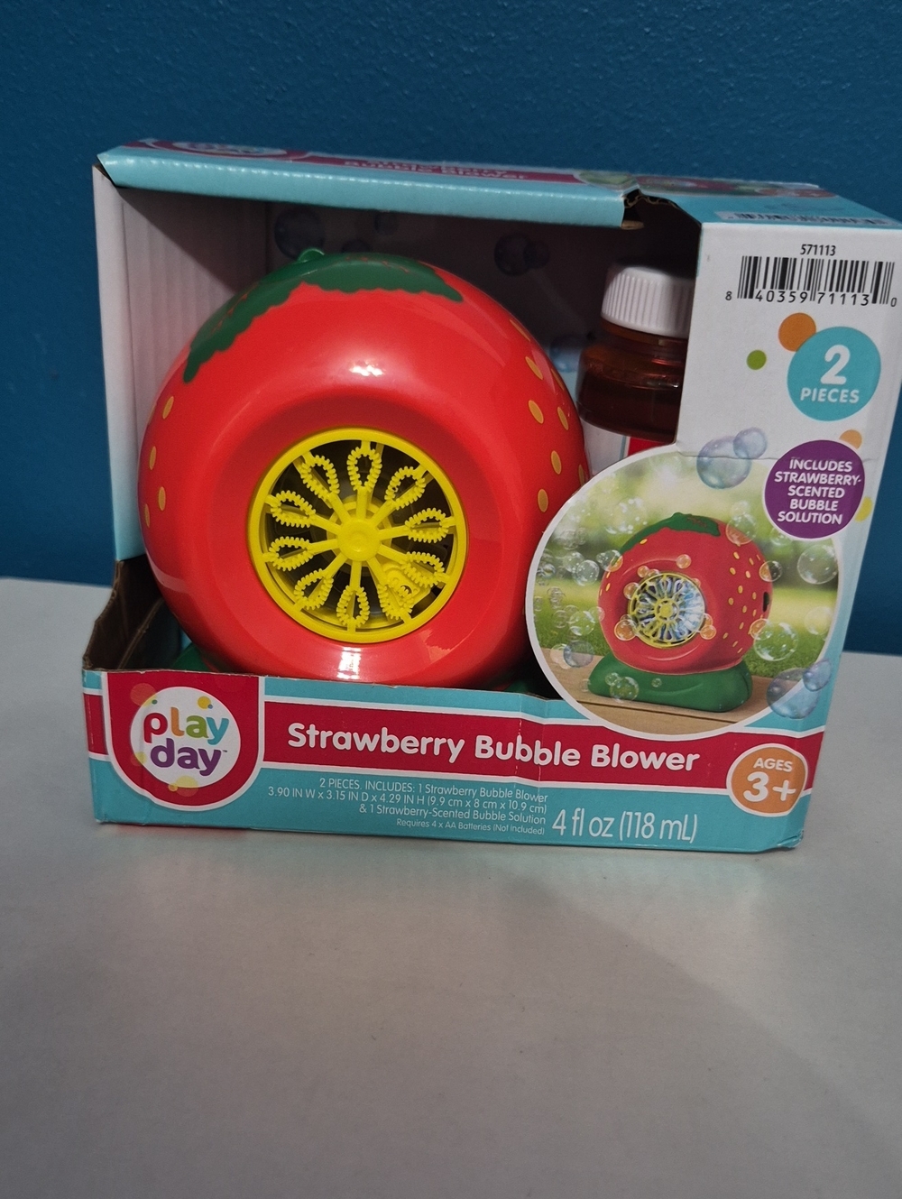 Strawberry Bubble Blower - Red